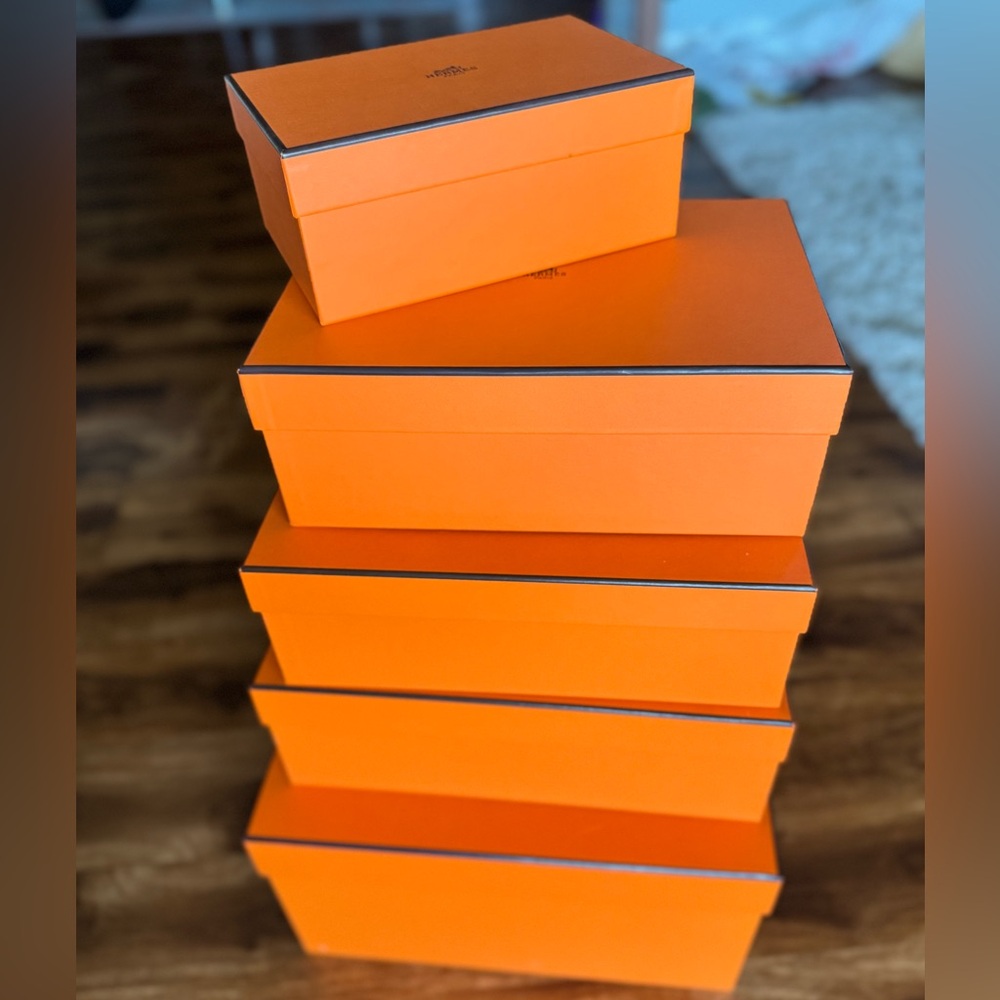 AUTHENTIC Hermes Boxes (scarf, twilly, shoes, Kelly 28/Picotin 22/Birkin 25)